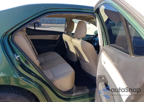 2016 Toyota Corolla Le z USA, uszkodzony, nr VIN 2T1BURHE1GC689354